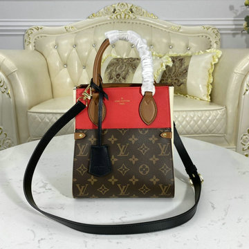 商品名称：ルイヴィトン LOUIS VUITTON 057-M45389 2020年最新入荷 フォールド トート PM ハンドバッグ 2way ショルダーバッグ モノグラムキャンパス