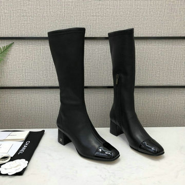 商品名称：シャネル CHANEL26-CHJ20124Q  2020年秋冬最新入荷 ロングブーツ ローヒールシューズ レディースシューズ カーフレザー 靴