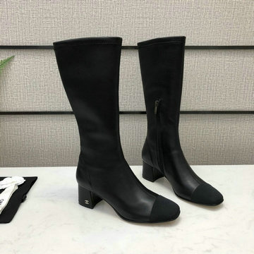 商品名称：シャネル CHANEL 26-CHJ20124R 2020年秋冬最新入荷 ロングブーツ ローヒールシューズ レディースシューズ カーフレザー 靴