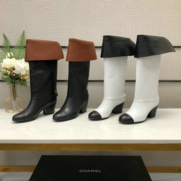 商品名称：シャネル CHANEL 26-CHJ20127 2020年秋冬最新入荷 ショートブーツ ローヒールシューズ レディースシューズ カーフレザー 靴