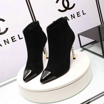 商品名称：シャネル CHANEL 26-CHJ20131R 2020年秋冬最新入荷 ショートブーツ ハイヒールシューズ ピンヒール レディースシューズ スエード 靴