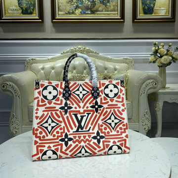 ルイヴィトン LOUISVUITTON 057-M45358 2020最新入荷 オンザゴー GM トップハンドルバッグ トートバッグ ショッピングバッグ モノグラム ジャイアント キャンバス