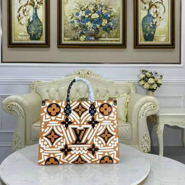 ルイヴィトン LOUISVUITTON 057-M45359 2020最新入荷 オンザゴー GM トップハンドルバッグ トートバッグ ショッピングバッグ モノグラム ジャイアント キャンバス
