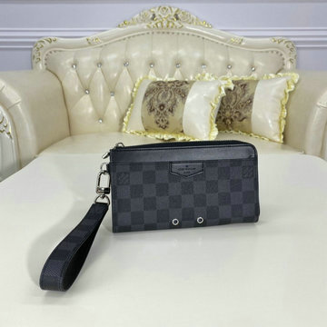 商品名称：ルイヴィトン LOUISVUITTON  057-N60379 2020最新入荷 ジッピー ドラゴンヌ ファスナー長財布 ストラップ付き ロングウォレット 手持ちかばん ダミエグラフィットキャンバス