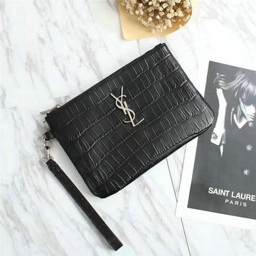 イヴサンローラン Saint laurent YSL JS-YSL26619EYK 2020年最新入荷 手持ちかばん クラッチバッグ ストラップ付き セカンドバッグ クロコ柄