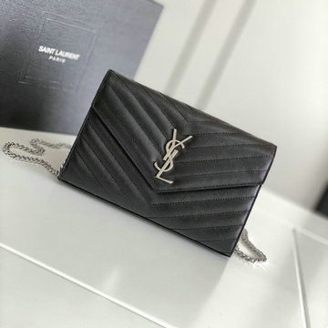 イヴサンローラン Saint laurent YSL JS-YSL377828YK 2020年最新入荷 チェーン フラップバッグ 斜め掛け ショルダーバッグ レディースかばん グレインドカーフレザー