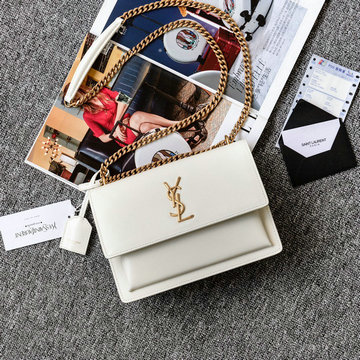 イヴサンローラン JS-YSL442906PJB 2020年最新入荷 チェーンウォレット フラップバッグ 斜め掛け ショルダーバッグ レディースかばん スムースカーフレザー