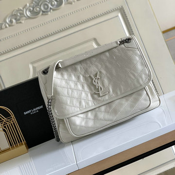 イヴサンローラン Saint laurent YSL JS-YSL498883B 2020年最新入荷 チェーン フラップバッグ 斜め掛け ショルダーバッグ レディースかばん カーフレザー