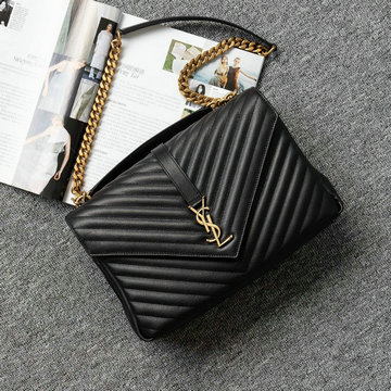 イヴサンローラン YSL JS-YSL487212JK 2020年最新入荷 チェーン フラップバッグ 斜め掛け ショルダーバッグ レディースかばん カーフレザー