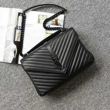 イヴサンローラン YSL JS-YSL487212KK  2020年最新入荷 チェーン フラップバッグ 斜め掛け ショルダーバッグ レディースかばん カーフレザー