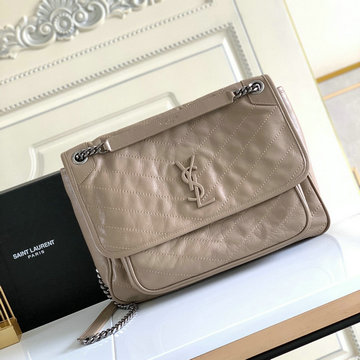 イヴサンローラン Saint laurent YSL JS-YSL498883X 2020年最新入荷 チェーン フラップバッグ 斜め掛け ショルダーバッグ レディースかばん カーフレザー