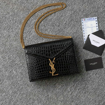 イヴサンローラン Saint laurent YSL JS-YSL532750EJK 2020年最新入荷 チェーン フラップバッグ 斜め掛け ショルダーバッグ レディースかばん クロコ柄