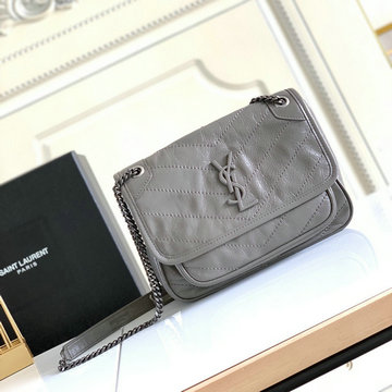 イヴサンローラン Saint laurent YSL JS-YSL533037ZH 2020年最新入荷 チェーン フラップバッグ 斜め掛け ショルダーバッグ レディースかばん カーフレザー