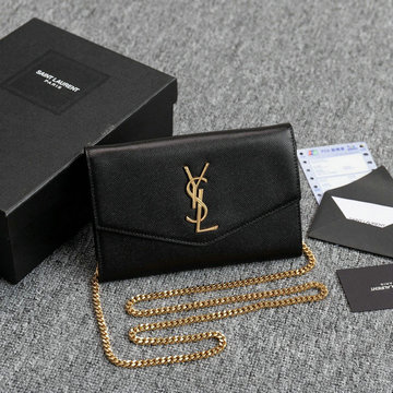 イヴサンローラン YSL JS-YSL607788JK 2020年最新入荷 チェーンウォレット フラップバッグ 斜め掛け ショルダーバッグ レディースかばん グレインドカーフレザー