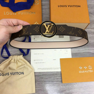 商品名称：ルイヴィトン LOUIS VUITTON 057-M0314 2020年最新入荷 サンチュール LVサークル 30mm ベルト 女性用 リバーシブル カーフレザー