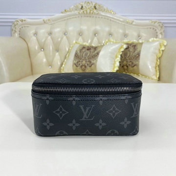 ルイヴィトン LOUIS VUITTON 057-M44697 2020年最新入荷 キューブ ドゥ ランジュモン PM 収納箱 ジュエリーボックス モノグラム エクリプス キャンバス