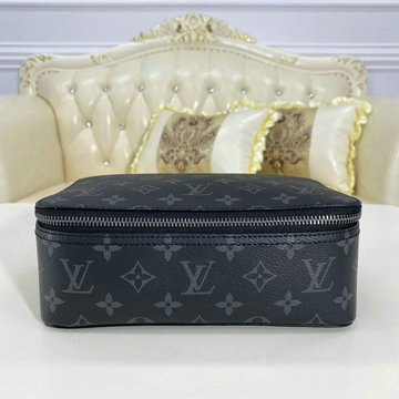 ルイヴィトン LOUIS VUITTON 057-M44698 2020年最新入荷 キューブ ドゥ ランジュモン MM 収納箱 ジュエリーボックス モノグラム エクリプス キャンバス