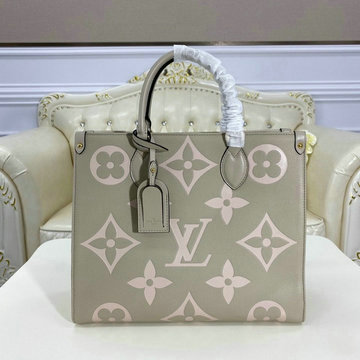 ルイヴィトン LOUIS VUITTON 057-M45494 2020年最新入荷 オンザゴー MM ハンドバッグ トートバッグ ママバッグ ショッピングバッグ グレインレザー