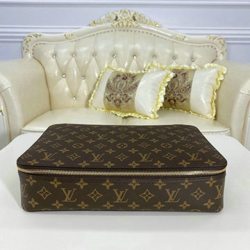 ルイヴィトン LOUIS VUITTON 057-M43690 2020年最新入荷 キューブ ドゥ ランジュモン MM 収納箱 ジュエリーボックス モノグラム キャンバス