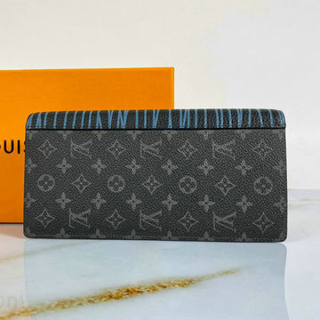 ルイヴィトン LOUIS VUITTON 057-M69700 2020年最新入荷 ポルトフォイユ ブラザ 二つ折り長財布 ロングウォレット モノグラムエクリプスキャンバス