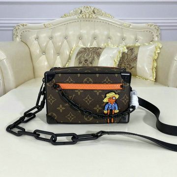 ルイヴィトン LOUIS VUITTON 057-M80159G 2020年最新入荷 ミニ ソフトトランクバッグ 斜め掛け ショルダーバッグ スクエアバッグ モノグラムキャンパス