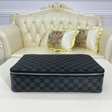 商品名称：ルイヴィトン LOUIS VUITTON  057-N40185 2020年最新入荷 キューブ ドゥ ランジュモン MM 収納箱 ジュエリーボックス ダミエグラフィットキャンバス