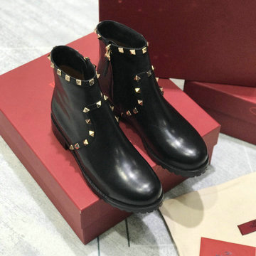 ヴァレンティノ Valentino 26-VTJ20046 2020年秋冬最新入荷 ショートブーツ ローヒールシューズ レディースシューズ カーフレザー