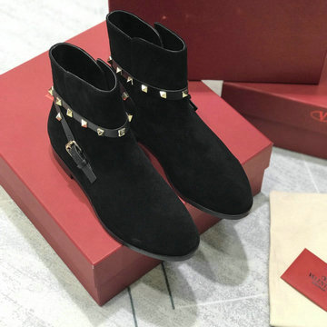 ヴァレンティノ Valentino  26-VTJ20050 2020年秋冬最新入荷 ショートブーツ ローヒールシューズ レディースシューズ カーフレザー