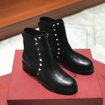 ヴァレンティノ Valentino 26-VTJ20056 2020年秋冬最新入荷 ショートブーツ ローヒールシューズ レディースシューズ カーフレザー