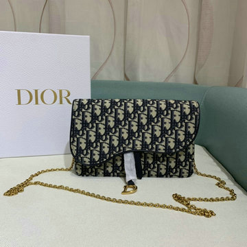 クリスチャンディオール CHRISTIAN DIOR 2020年最新入荷 斜め掛け ショルダーバッグ チェーンウォレット 手持ちかばん オブリーク エンブロイダリー