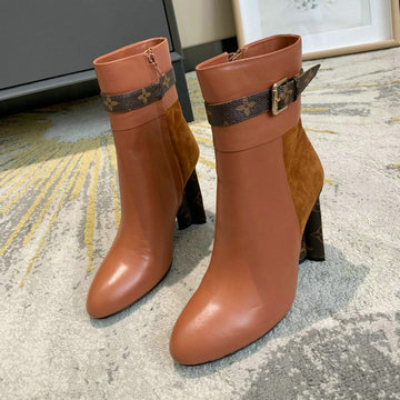 商品名称：ルイヴィトン LOUISVUITTON 26-LVJ20056  2020年秋冬最新入荷 ショートブーツ ハイヒールシューズ レディースシューズ カジュアルシューズ レザー