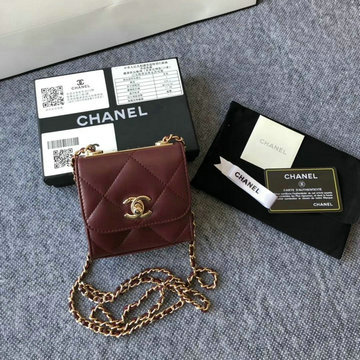 シャネル CHANEL CC-CH80981JK  2020年最新入荷 チェーンウォレット 斜め掛け ショルダーバッグ コインケース 小銭入れ ラムスキン