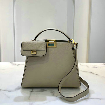 フェンディ FENDI 168-FD312QH  2020年最新入荷 ピーカブー トートバッグ ハンドバッグ 2way 斜め掛け ショルダーバッグ レディースかばん レザー