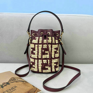 フェンディ FENDI 168-FD8278J  2020年最新入荷 バゲット トートバッグ 斜め掛け モン トレゾール ショルダーバッグ レザー バゲットバッグ