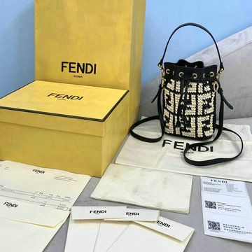 フェンディ FENDI 168-FD8278K 2020年最新入荷 バゲット トートバッグ 斜め掛け モン トレゾール ショルダーバッグ レザー バゲットバッグ