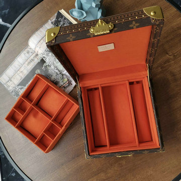 ルイヴィトン LOUISVUITTON YUN-M13513C 2020最新入荷 コフレ ジュワイアリー ジュエリー収納ボックス コンパートメント モノグラムキャンパス