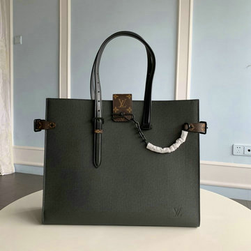 ルイヴィトン LOUISVUITTON YUN-M30725 2020最新入荷 トップハンドルバッグ トートバッグ ハンドバッグ タイガレザー メンズかばん