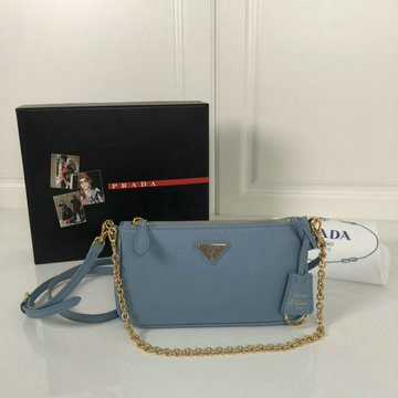 プラダ PRADA YUN-PD1BH171Q 2020最新入荷 チェーンウォレット 斜め掛け ショルダーバッグ スモールバッグ カーフレザー