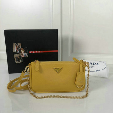 商品名称：プラダ PRADA YUN-PD1BH171Y  2020最新入荷 チェーンウォレット 斜め掛け ショルダーバッグ スモールバッグ カーフレザー
