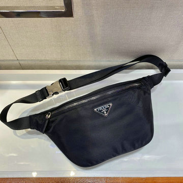 プラダ PRADA YUN-PD2VL033BK 2020最新入荷 ウェストバッグ ベルトバッグ チェストバッグ 斜め掛け ショルダーバッグ カーフレザー