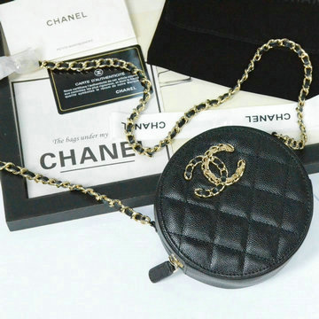 シャネル CHANEL 025-CH0945QK 2020年最新入荷 ラウンドバッグ 斜め掛け ショルダーバッグ チェーンバッグ レディースかばん カーフレザー
