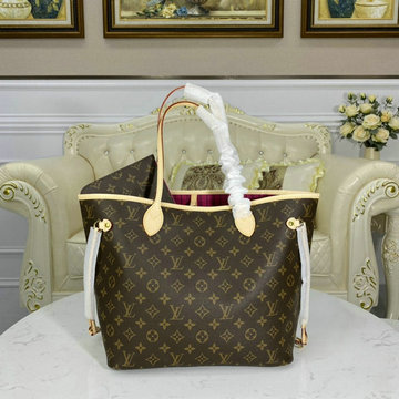 ルイヴィトン LOUISVUITTON 057-M41178 2019年最新入荷 ネヴァーフルMM アイコンバッグ トートバッグ ハンドバッグ モノグラムキャンパス