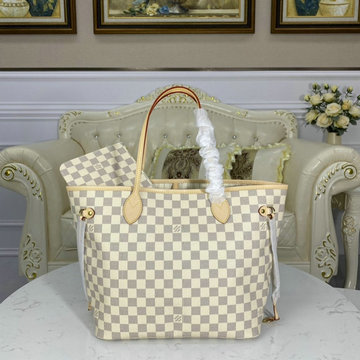 ルイヴィトン LOUISVUITTON 057-N41361  2019年最新入荷 ネヴァーフル MM アイコンバッグ トートバッグ ハンドバッグ ダミエアズール