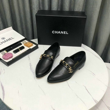 シャネル CHANEL 26-CHJ20137  2020年秋冬最新入荷 エスパドリーユ パンプス フラットシューズ ローファーシューズ カジュアルシューズ レザー
