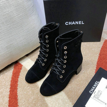 商品名称：シャネル CHANEL 26-CHJ20138 2020年秋冬最新入荷 マーティンブーツ レースアップシューズ ショートブーツ レディースシューズ