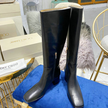 商品名称：ジミーチュー JIMMY CHOO 26-JMCJ20009Q 2020年秋冬最新入荷 ロングブーツ ローヒールシューズ レディースシューズ