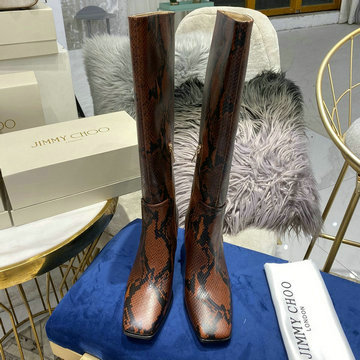 ジミーチュー JIMMY CHOO 26-JMCJ20009S  2020年秋冬最新入荷 ロングブーツ ローヒールシューズ レディースシューズ