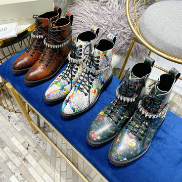 ジミーチュー JIMMY CHOO 26-JMCJ20011 2020年秋冬最新入荷 ショートブーツ ローヒールシューズ レディースシューズ 靴 カーフレザー