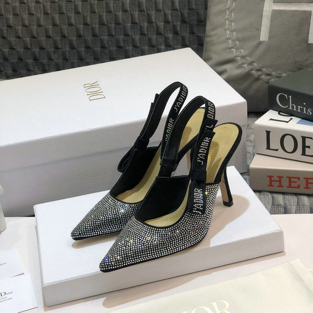 クリスチャンディオール CHRISTIAN DIOR 26-CDJ20061GY　2020年秋冬最新入荷 J'ADIOR スリングバックパンプス ハイヒールシューズ レディースシューズ ピンヒール