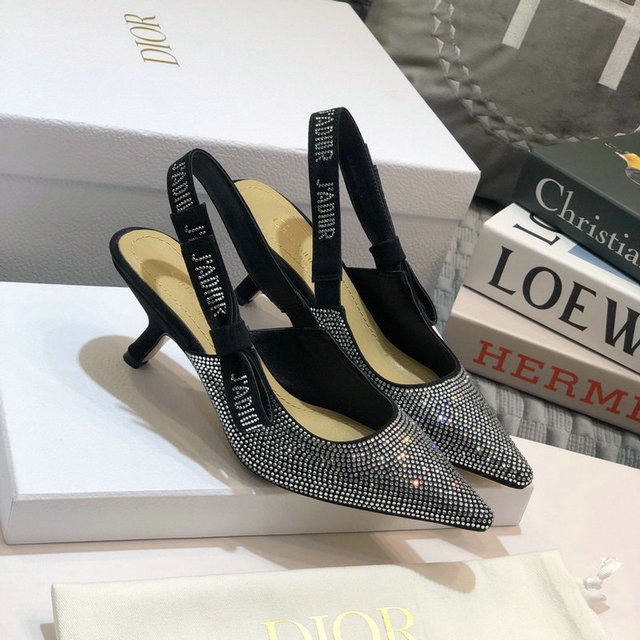 クリスチャンディオール CHRISTIAN DIOR 26-CDJ20061ZY　2020年秋冬最新入荷 J'ADIOR スリングバックパンプス ハイヒールシューズ レディースシューズ ピンヒール 靴